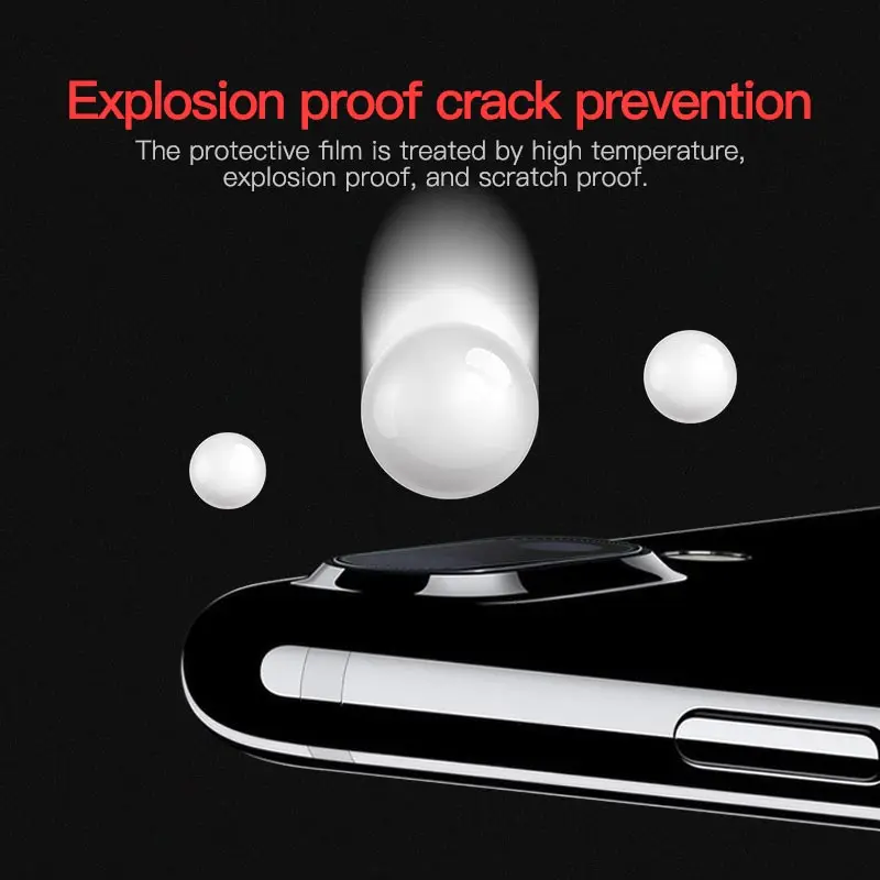 Защитная пленка для объектива камеры iPhone 7 8 6 S Plus 5S 5 прозрачная задняя крышка
