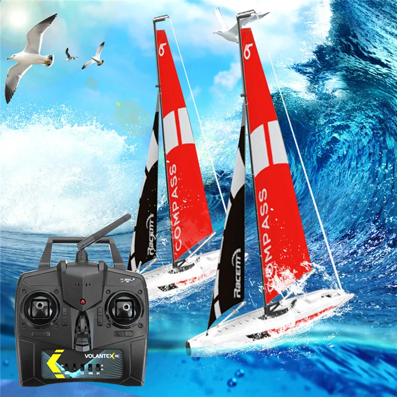 Volantexrc 791 1 65 см 2 4G 4CH Rc лодка предварительно собранная парусная без батареи