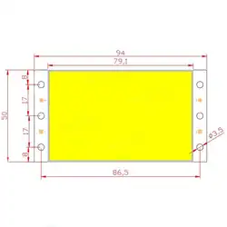 CLAITE DC12V 12 Вт для ультра яркий удара DIY светодио дный освещение лампы шарик чип легкие бусы Новый