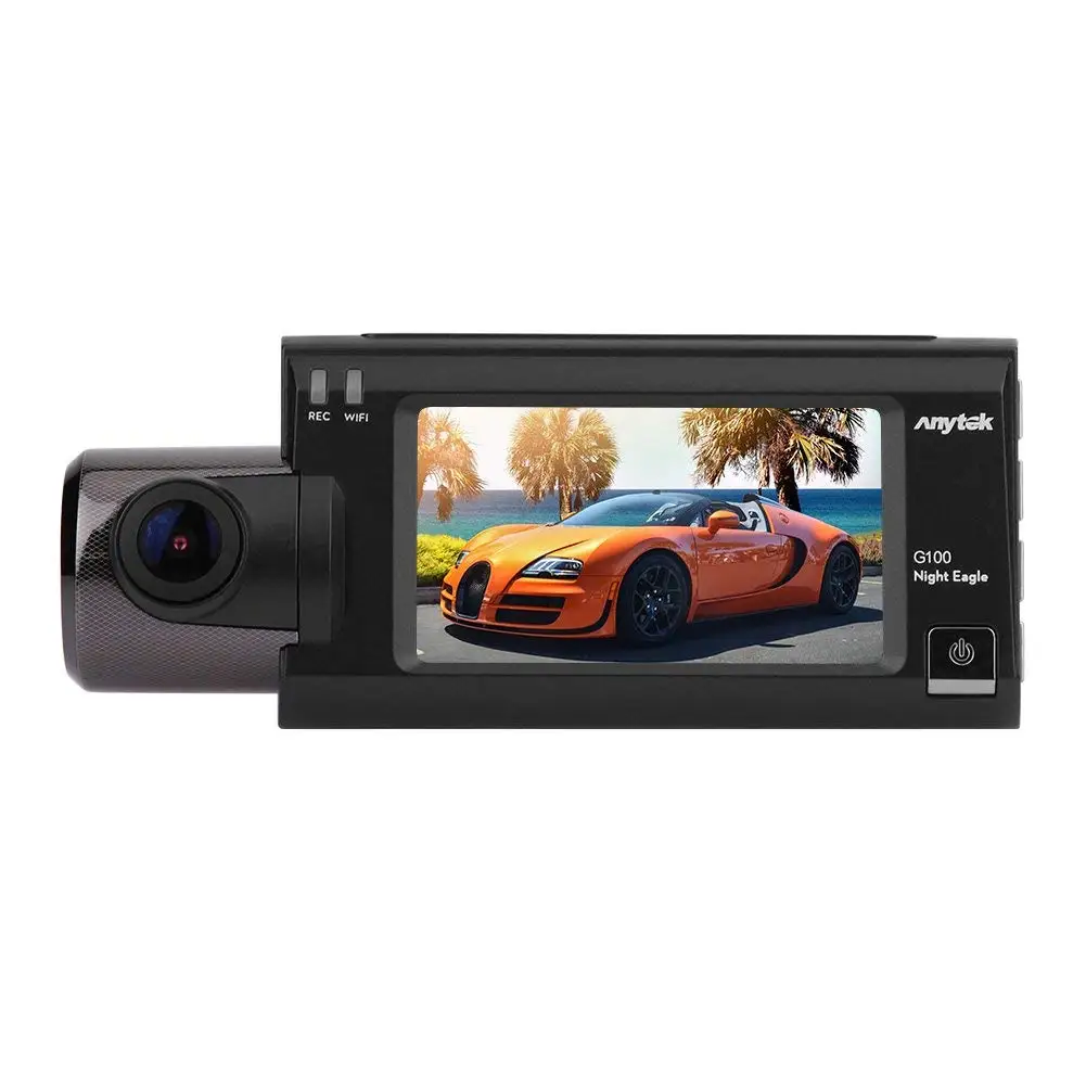 

Anytek G100 2.45in IPS 1080P FHD WiFi Car DVR Camera Video Recorder WDR GPS Logger Dash Cam with 160 Degree Wide Angle, Loop R