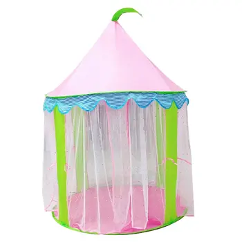 

Girl Princess Castle Tent Portable Children Play Tent Playhouse Toy Game Tents for Kids Toddlers Indoor Outdoor Fun