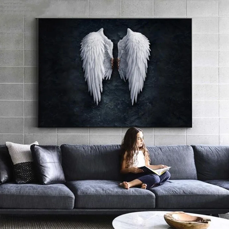 

Needlework Diamond Embroidery Anime Angel Wings Diy Diamond Painting Full Square 5D Cross Stitch Diamond Mazayka Mosaic Pattern