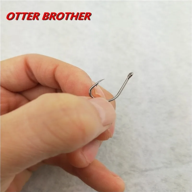 High Carbon Steel Fish Hook Barbed 30PCS 3#-12# Series In Fly Fishhooks Worm Pond Fishing Bait Holder Jig Hole Accessories Pesca