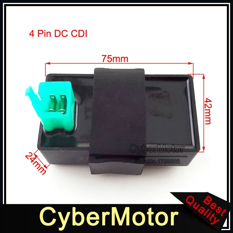 4 Pin DC Зажигание CDI Коробка для 50cc 70cc 90cc 110cc 125cc 140cc 150cc 160cc двигатель Пита Грязь обезьяна велосипед ATV квадроцикл Скутер мопед