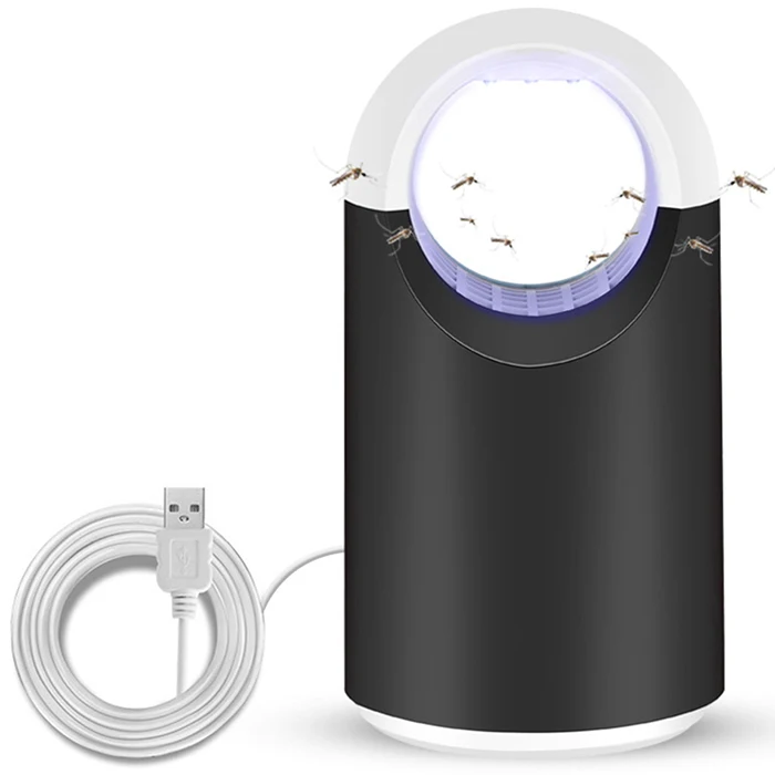 USB Photocatalyst Mute Efficient Mosquito Killer Lamp Light Silent LED Bug Zapper Trap Insect Charger | Дом и сад