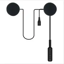 Мотор шлем динамики гарнитуры беспроводной наушник W/Mic Bluetooth громкой музыки вызова Беспроводной черный интерком для MP3 MP4 смартфонов