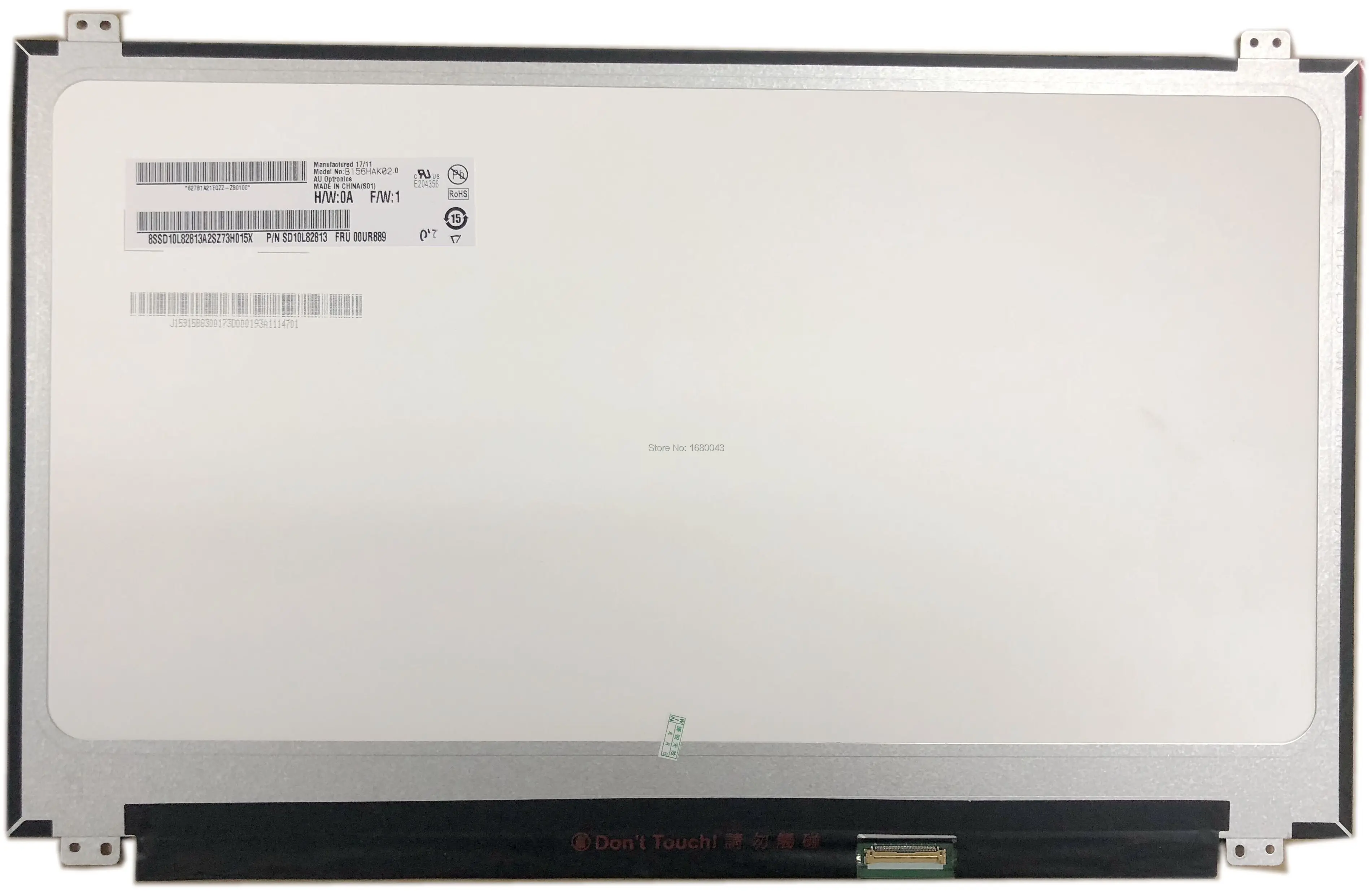 B156HAK02.0 FRU 00UR889 15.6 B156HAK02.0 FRU 00UR889 15.6