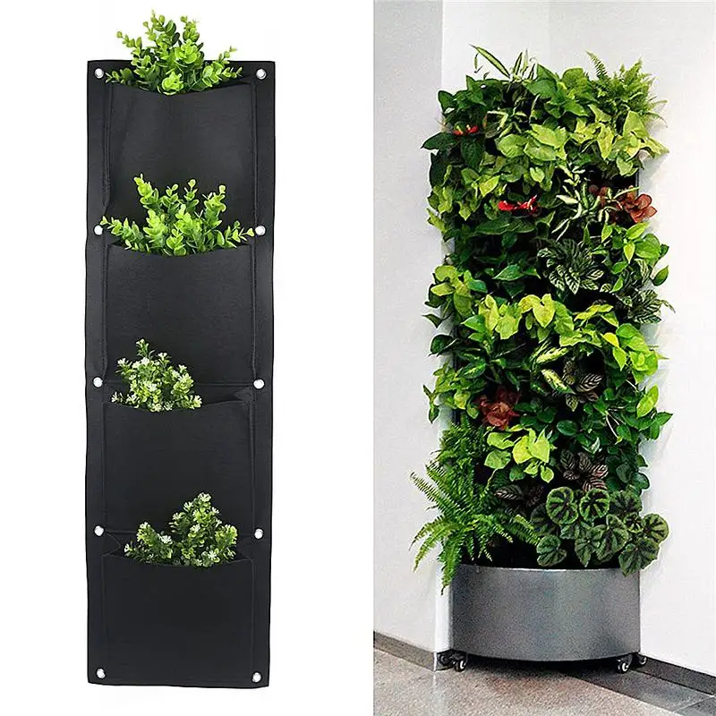

Felt Solid Wall Hanging Planting Bag Durable Corrosion Resistant Root Planting Control Growing Bag Hard To Deform Breathability
