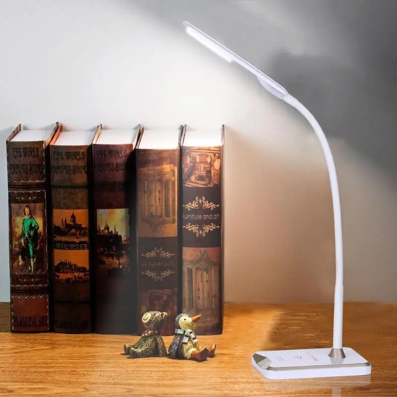 

ALLOYSEED LED Desk Lamp Eye Protection Wireless Charging Desktop Lights