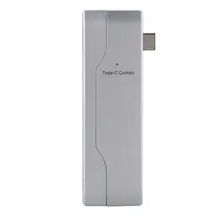 USB C 2,0 концентратор совместим с адаптером для Mac Android Windows Linux OS, 5 в 1 мульти порт USB Dongle 2,0 Тип A порт Micro-SD Me