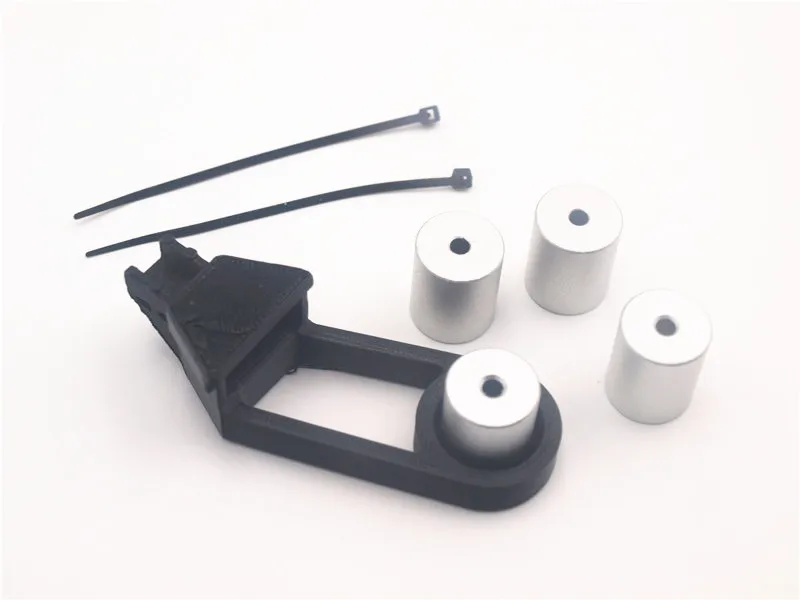 

CR-10/ cr10S 3d printer solid spacer/with y axis wire retrain CR-10 aluminum Solid Bed Mount Strain relief bracket free shipping