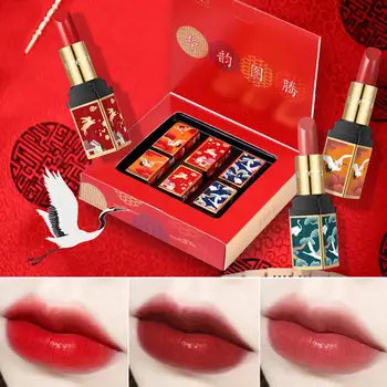 

XY Fancy 3 Pcs Waterproof Long-lasting Red Velvet Lipstick Set