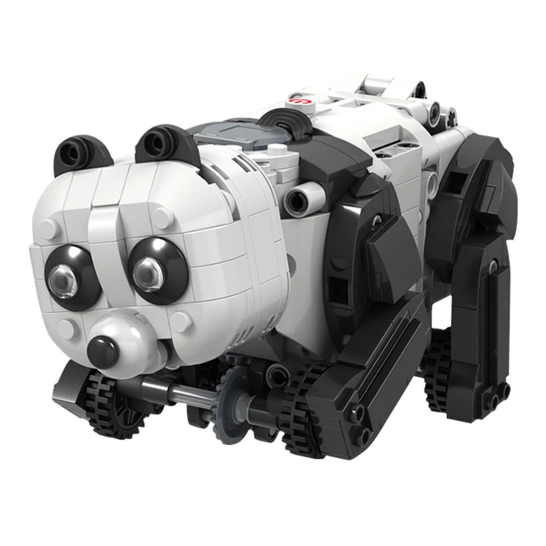 

427Pcs Children DIY Assembly MIni Particle Building Block Artificial Animal RC Model Educational Toys for Kids - Electric Panda
