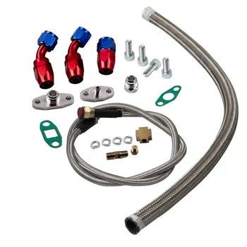 

Universal Turbo Oil Line Kit Feed Line + Return Line kits T3 T4 T70 T66
