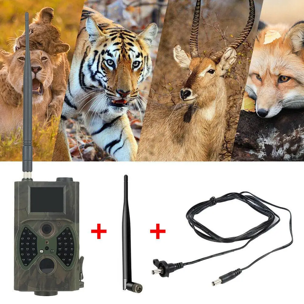 HC300M наружное наблюдение GSM 12MP 1080P фото ловушки ночное видение дикая природа
