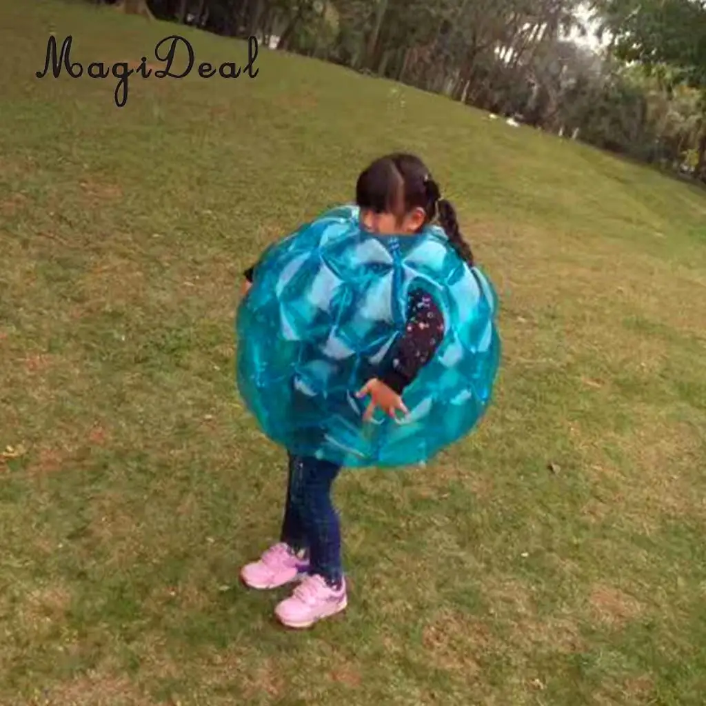

2Pcs 60cm PVC Kids Inflatable Buddy Bumper Ball Bounce Sumo Suits Outdoor