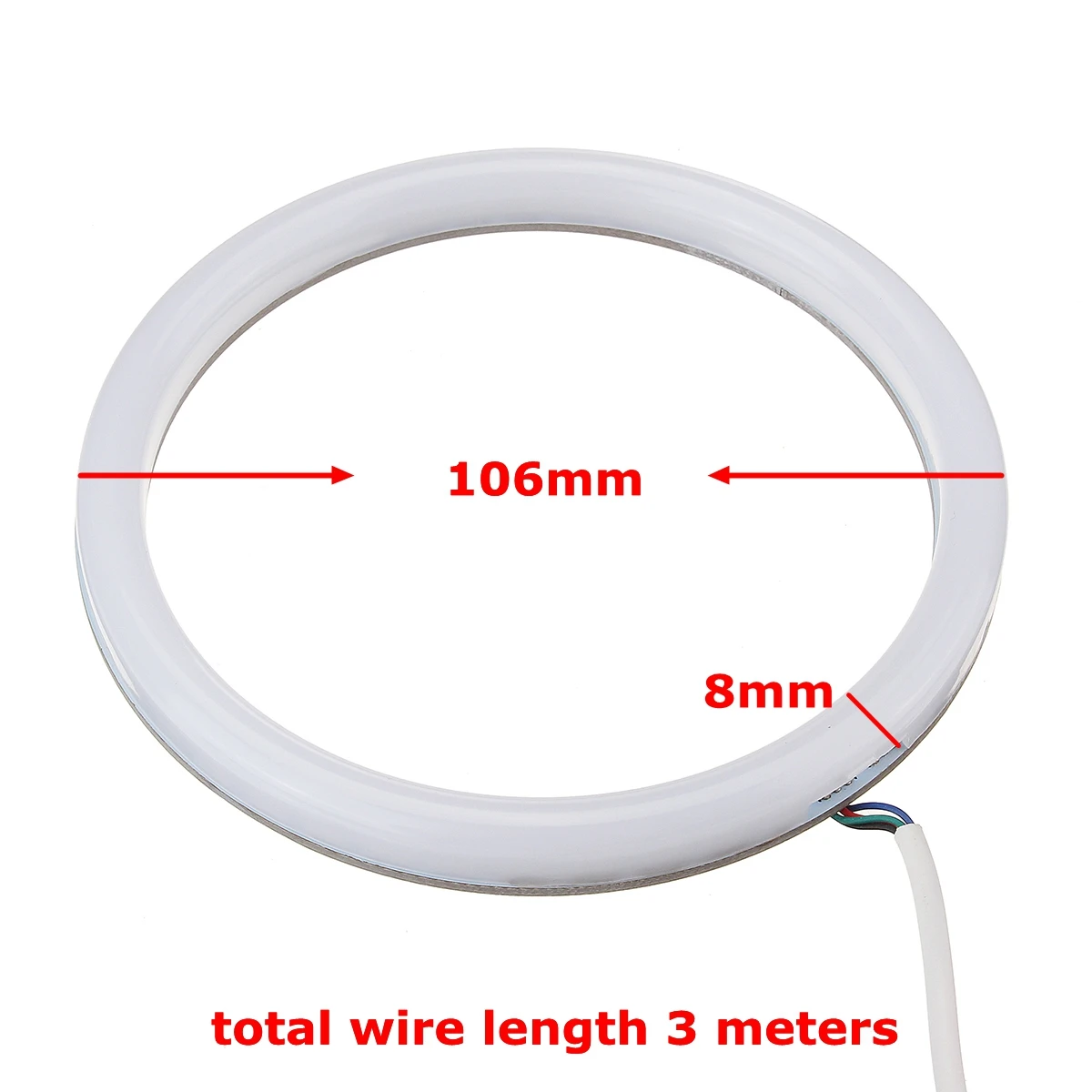  4pcs 106mm Super RGB LED E46 2D SMD Led angel eyes halo rings for BMW E46 Coupe 2D E46 Cabrio LED h - 33010515291