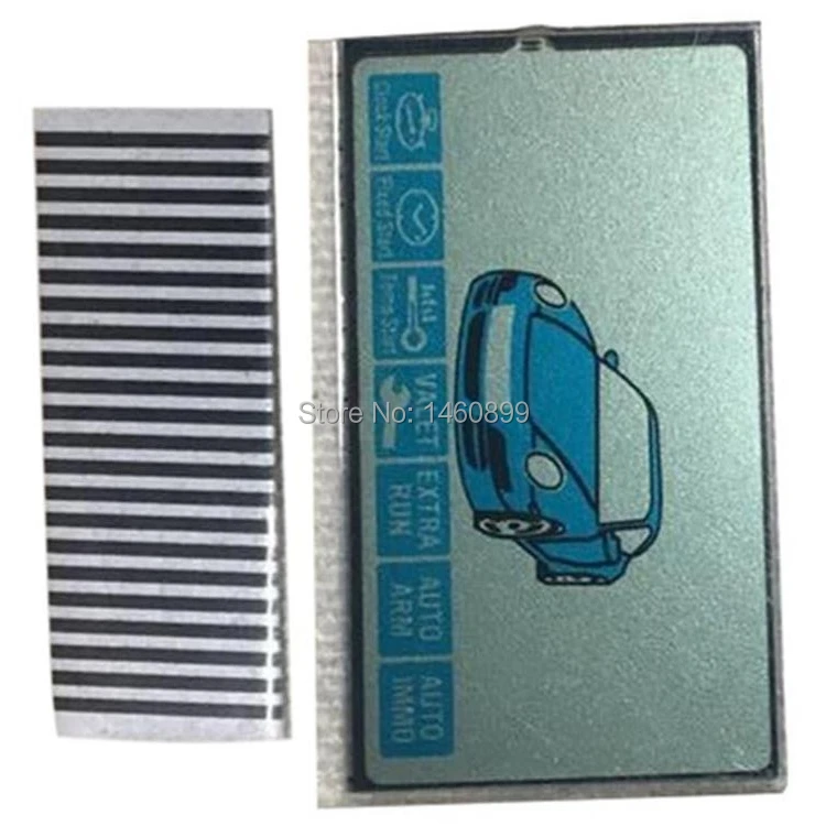 

Wholesale 4pcs/lot keychain B9 LCD display for Russian 2-way Starline B9 lcd remote control key chain Fob with flexible cable