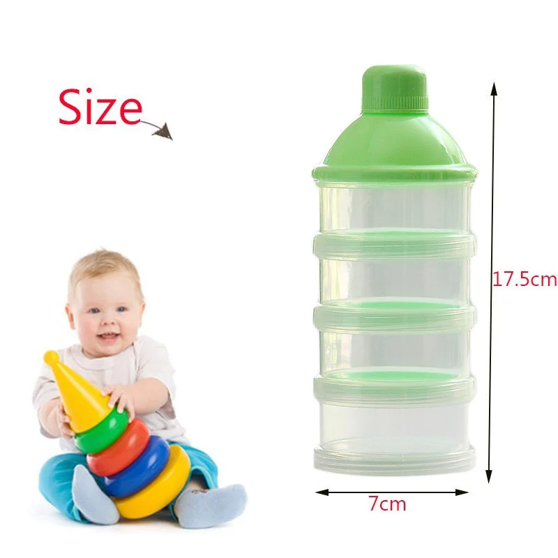 Портативный для малышей Кормление молока порошок и пищевой бутылки контейнер 3 ячейки сетки коробка YJS Прямая поставка