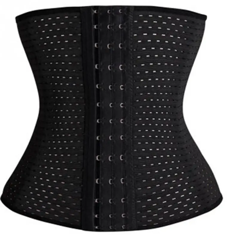 Ladies Women Body Waist Shaper Tummy Trimmer Black Steel Bone Waist