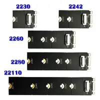 sata כבל כרטיס Riser PCI-E x1 כדי NGFF M.2 מפתח B SATA Base PCI Express SSD מתאם כרטיס Riser Extender כבל 2230/242/2260/2280 M2 SSD (2)