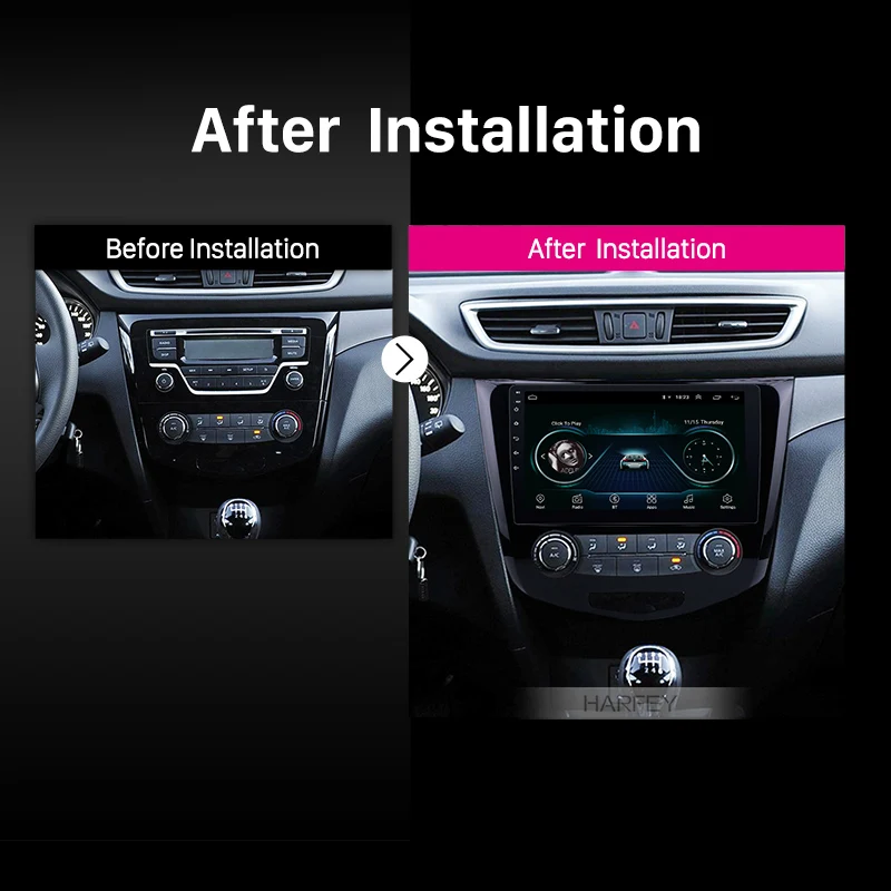 Flash Deal Harfey Android 8.1 10.1 inch for 2016 Nissan Qashqai car multimedia player Radio GPS Navigation Support Bluetooth USB WIFI 5