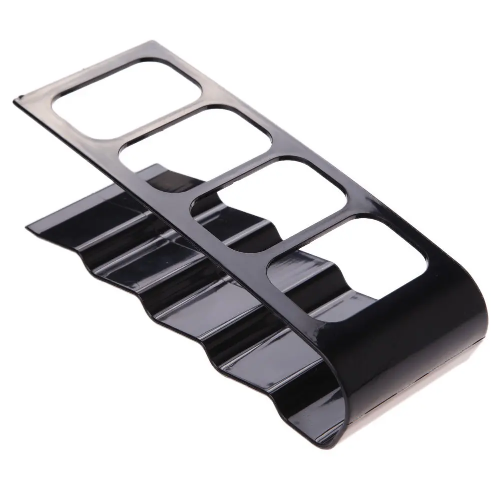 

TV DVD Remote Control Holder Stand Rack Storage Organiser Shelfs (Black)