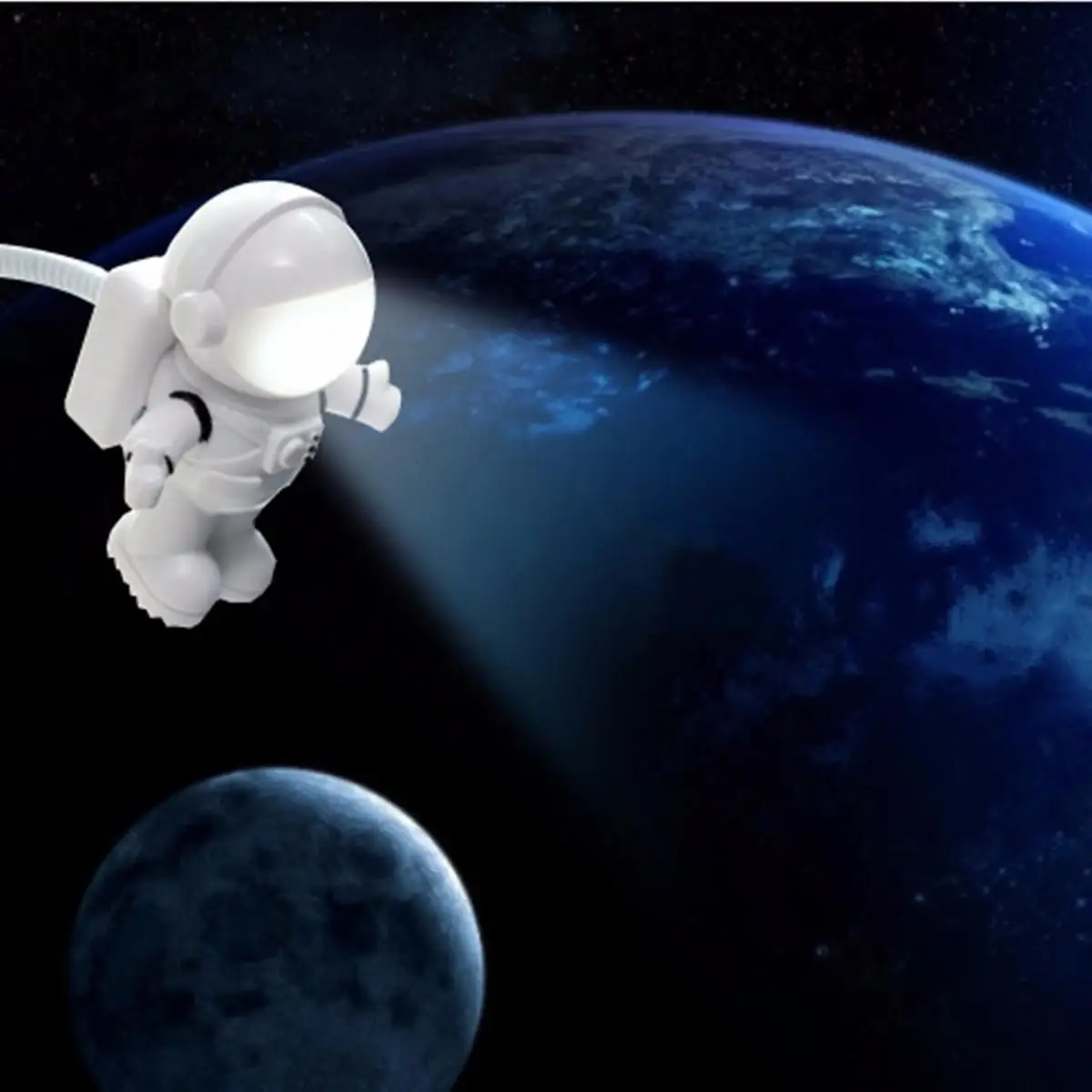 

USB Reading Book Light LED Night Light Lamp For Bedroom Night Lamp Kids Space Astronaut Book Desk Table Light For PC Laptop