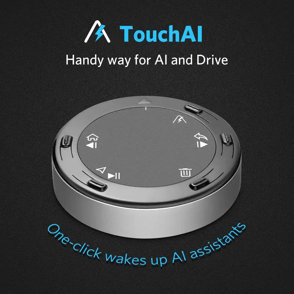 Tsumbay Ai01 TouchAI bluetooth автомобильный комплект свободные руки беспроводной в автомобиле управление для смартфона музыкальный плеер навигация Универсальный