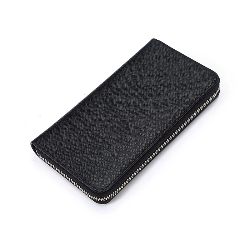 

Rfid Card Package Card Multi-Function Male Hand Zipper Wallet Gift Custom Passport Protection Travel Ticket Clip