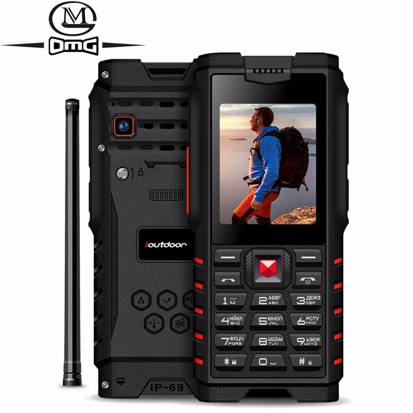  ioutdoor T2 ip68 Waterproof shockproof Russian keyboard Mobile Phone 4500mAh 2.4