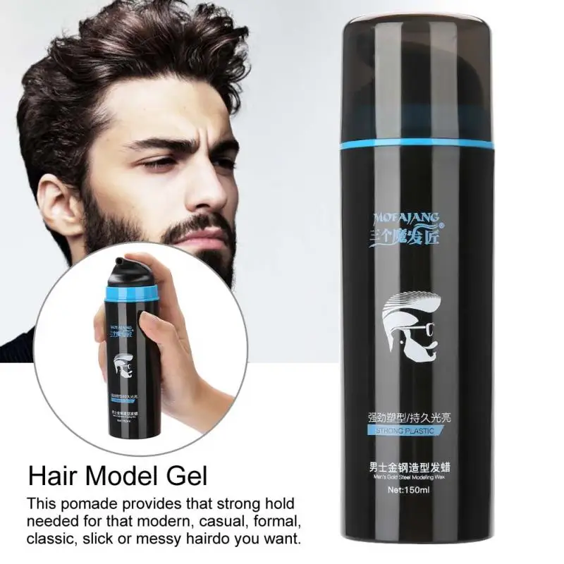 150ml Professional Strong Pomade Longlasting Hairstyles Gel Hair