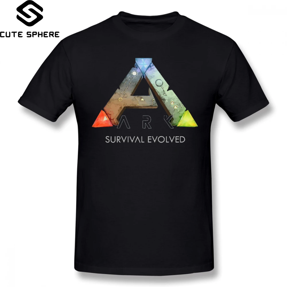 

Ark Survival Evolved T Shirt Ark Survival Evolved T-Shirt Printed Funny Tee Shirt Short Sleeve Summer 100 Cotton 4xl Mens Tshirt