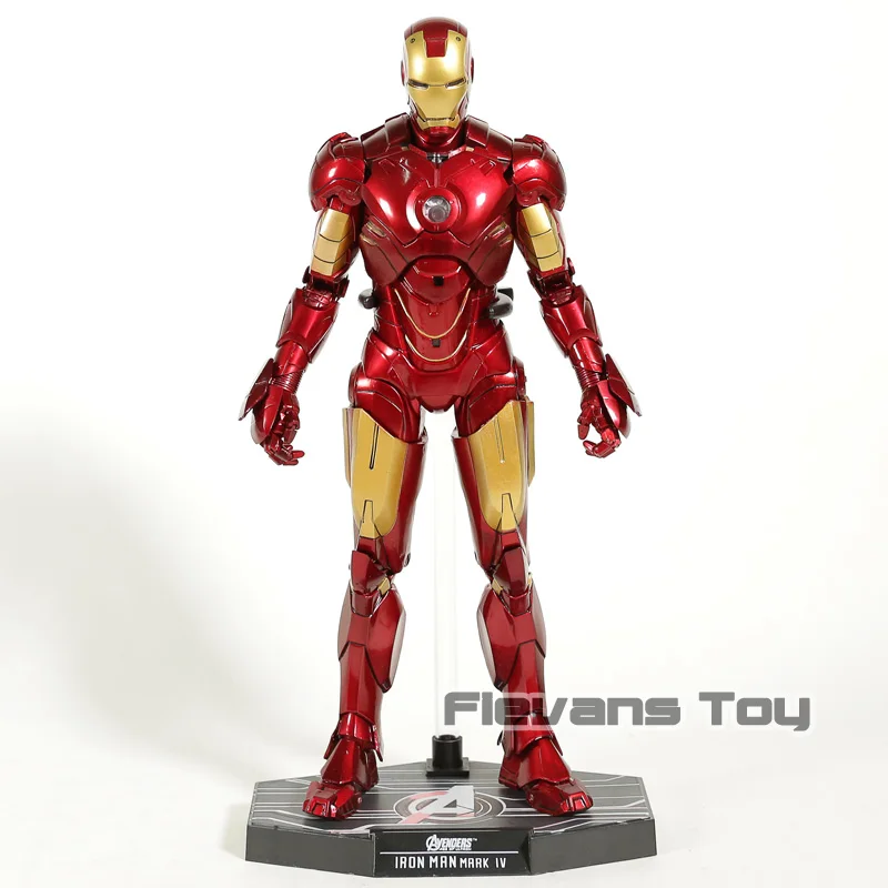 Hot Toys Iron Man MK 4 Mark IV 1/6 Scale PVC Action Figure Collectible Model Toy