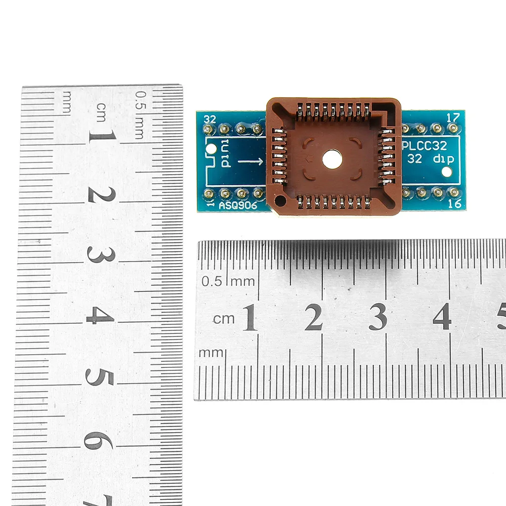 LEORY 1 шт. PLCC32 к DIP32 программатор IC адаптер розетки цепи для Arduino оптом|Печатные