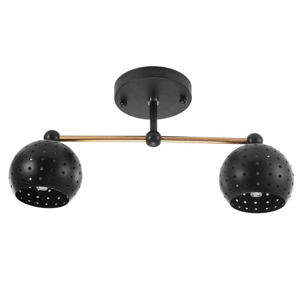 

Modern Vintage Industrial Wall Light For Kid Room Living Room Loft Metal Double Rustic Sconce Indoor Lighting