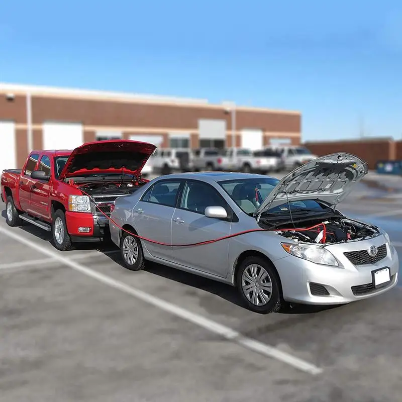 6 metros 20 pies de largo 1500A automóvil de uso de emergencia Cable de conexión de batería de Cable de salto de la batería del coche línea de emergencia