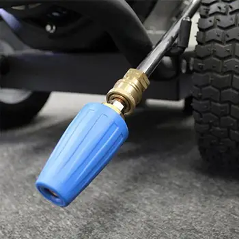 

High Pressure Washer Cleaner Rotating Spray Turbo Nozzle 4000PSI 1/4 Quick Connect Tip High Quality Car Washing Gun Accessory