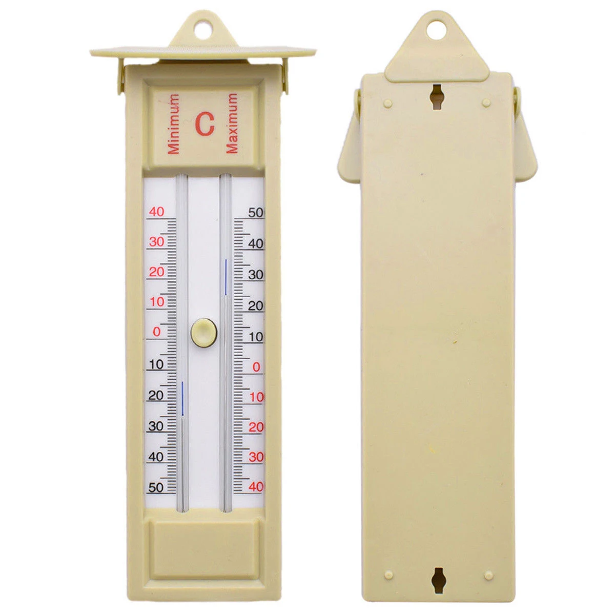 

Traditional Greenhouse Maximum Minimum Press Button Thermometer -40-50 Degree