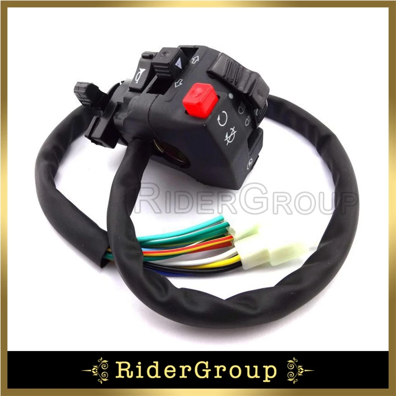 Handle Control Switch Assembly With Choke Lever 12 Wire 5 Function For