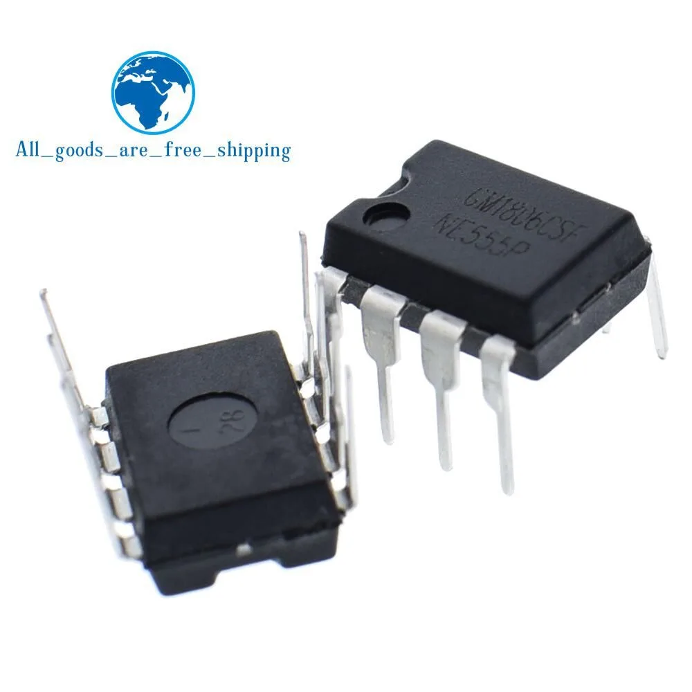 

100PCS/LOT New NE555 NE555P NE555N 555 Timers DIP-8 TEXAS