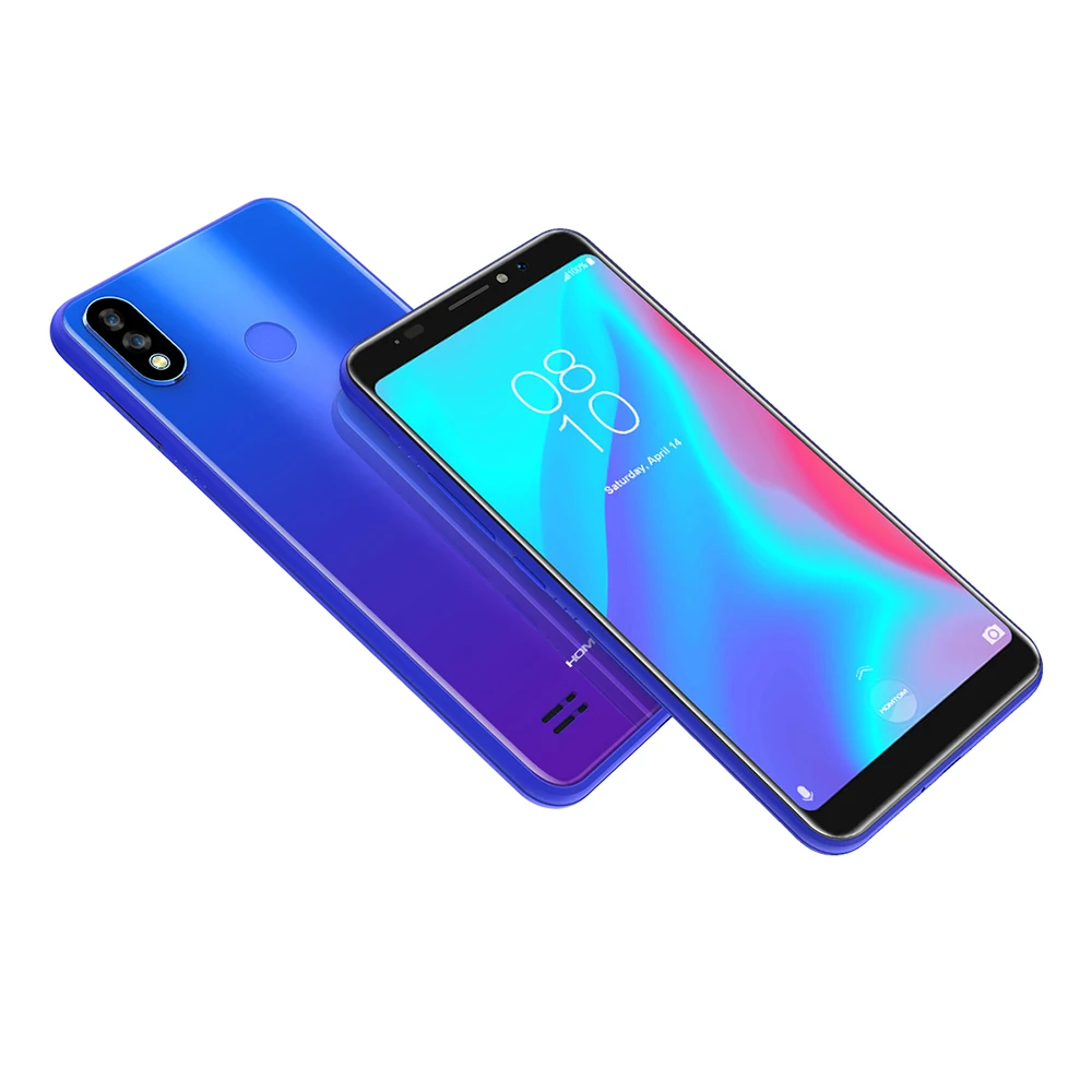Смартфон HOMTOM C8 5 дюйма 18:9 Android 8 1 2 ГБ + 16 13 МП 3000 мАч отпечаток лица разблокированный