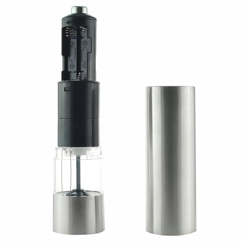 Best sell New Kitchen Automatic Electric Stainless Steel Salt Pepper Spice Mill Grinder