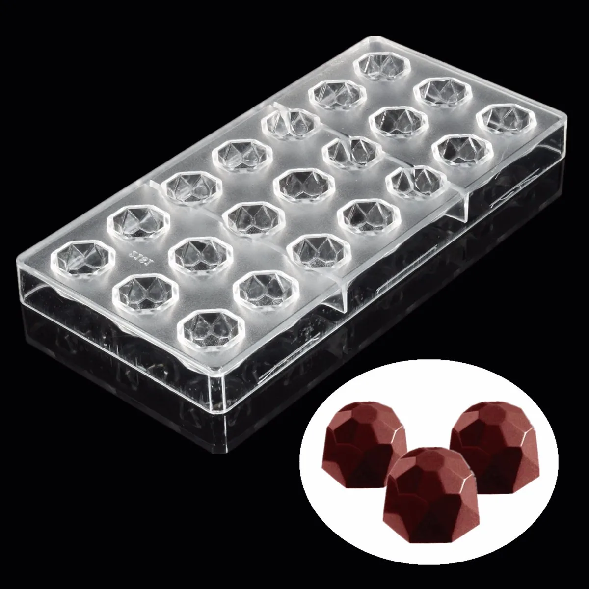 1 шт., форма для шоколада, форма для изготовления конфет, поликарбонатная форма для выпечки, инструменты для самостоятельной выпечки