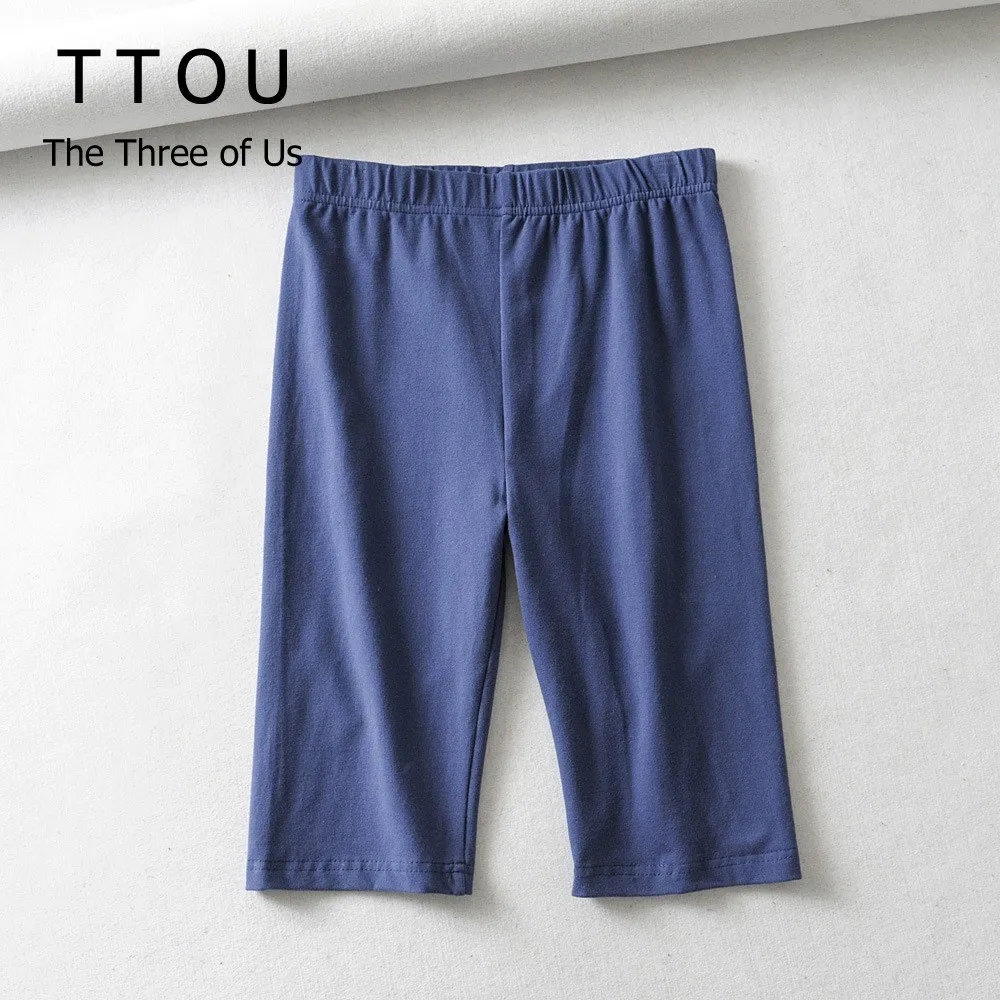 

TTOU Fashion Lady Long Tight Shorts Women's Casual Fitness Half High Waist Quick Dry Skinny Bike Shorts 6 Colors High Quality