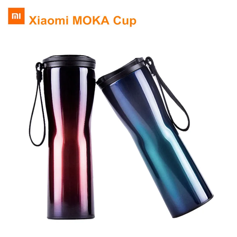 

Xiaomi Portable Coffee Tumbler Thermo Jug Moka Smart Cup OLED Touch Temperature Display Stainless Steel Coffee Cup 430ml