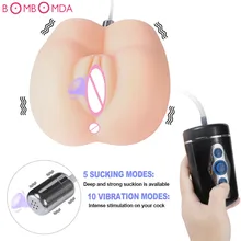 Sucking Male masturbator, Remote Control vagina real pussy, Sex toys for men, soft silicone Artificial vagina Adult Erotic toys