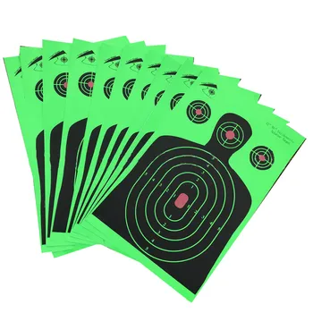 

10 Pack Realistic Targets for Shooting paster sticker paper,roll packaged not folded