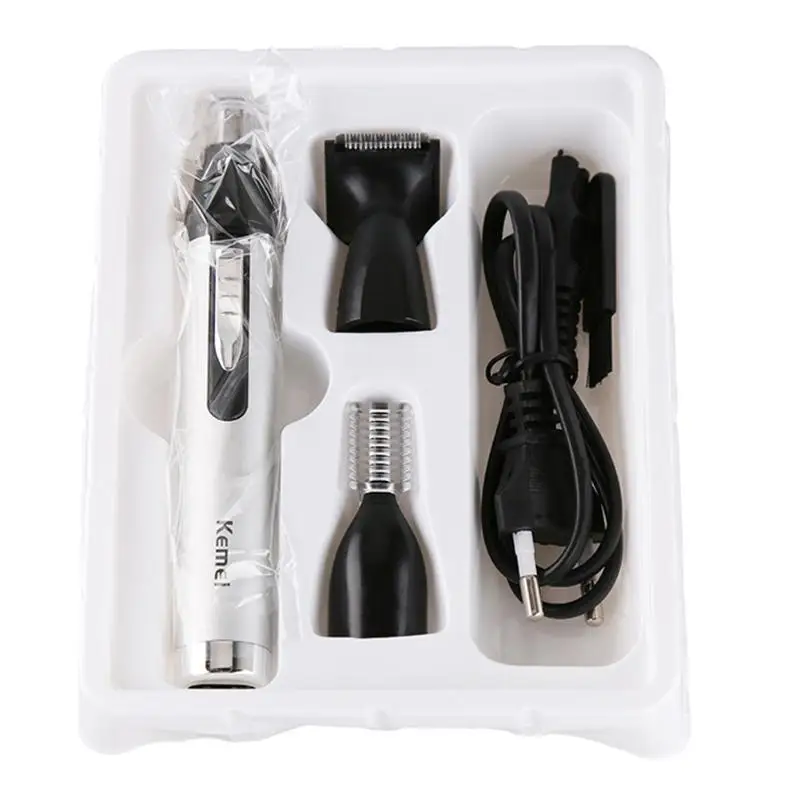 

3 in1 Electric Nose Trimmer Rechargeable Hair Removal Face Eyebrow Ear Trimer Safe Face Care Shaving Trimmer waterproof for Men