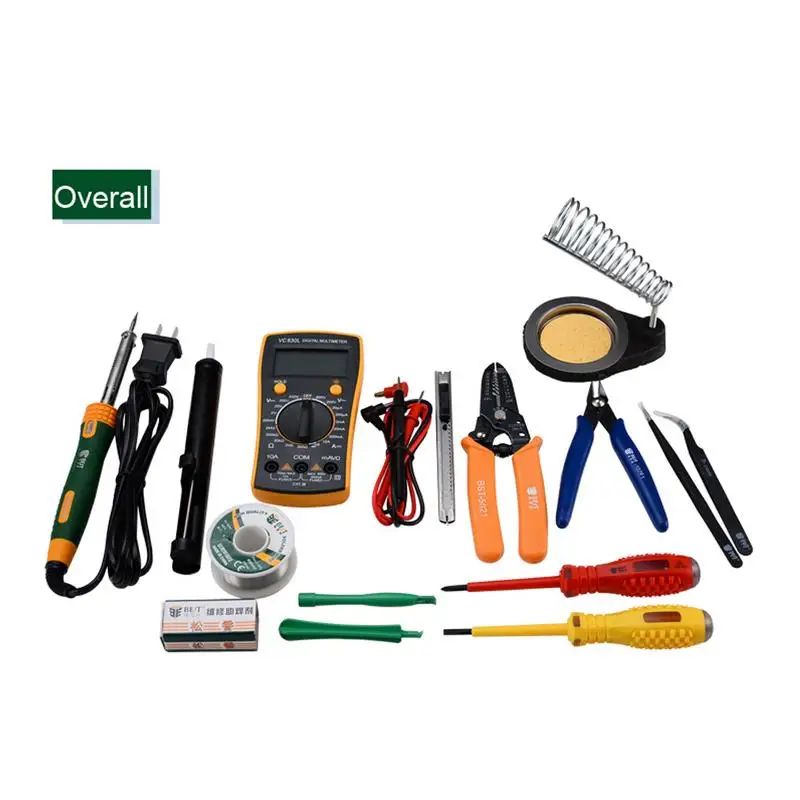 

Fast Shipping Hand Tools Multi-functional Repair Tools Screwdrivers Soldering Iron Mulitmeter For Phone Laptop PC Repair